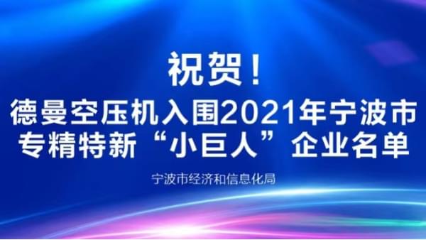 祝贺！91抖音视频下载登榜2021年宁波专精特新“小巨人”企业